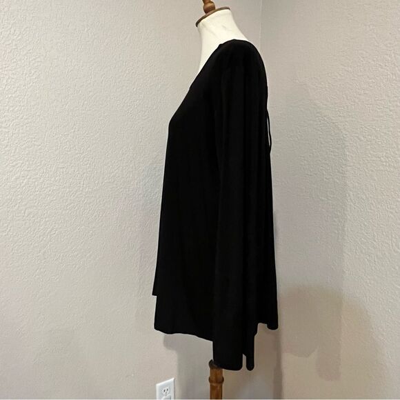 Love in Lace Up Back Long Sleeve Top Size L USA Made - Picture 8 of 10